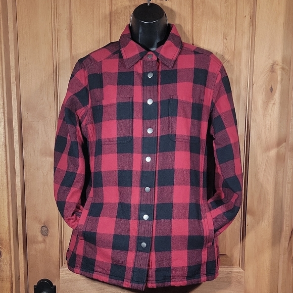 Duluth Trading Co Buffalo Plaid Shacket - Picture 1 of 11